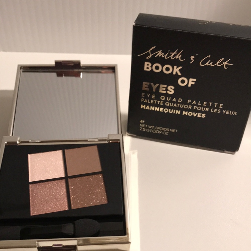 Smith & Cult Book of Eyes Quad Palette in mannequin moves neutrality.  NEW